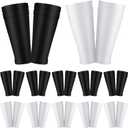 Skylety Soccer Shin Guard Sleeves Calf Compression Sleeves Football Leg Sleeve Compression Support Sports Sleeve Socks for Men and Women for Soccer Sport Running Cycling, upper width: 3.94 inches, lower width:3.05"