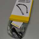 Glocusent Book Light, 3-Color & 6-Brightness Reading Light, Bendable Neck Light, 80-hr Lasting Rechargeable Book Light, Perfect Reading Lights for Books in Bed, Knitting, Repairing, Book Lovers Gifts (Standard-Medium, Green)