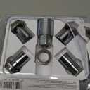 McGard 21156 Chrome Regular Shank Wheel Locks (M12 x 1.5 Thread Size) - Set of 4