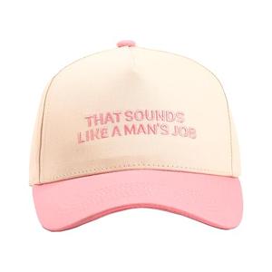 QZVVNX Trucker Hats Women - Women's Baseball Caps Beach Trucker Hat That Sounds Like A Man's Job