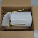 Silverware Holder, Kitchen Utensil Holder, Flatware Organizers With Metal Frame, Mesh Flatware Holder Organizer Perfect for Home, Kitchen, Countertop, Party, Camping, Outdoor and Restaurant (White Gold)