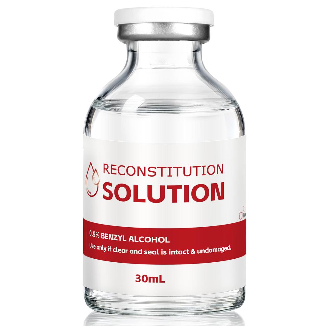 Reconstitution Solution Bottle 1 Pack - 30ML Each in Shatterproof Glass Vials, Triple Sealed for Freshness & Ultra Clean, Expiry: 07/10/2026