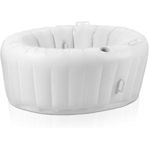 Aesthetic Birthing Pool Home Water Birth Pool Inflatable Birthing Tub for Home Birth Kit Labor and Delivery Essentials Expectant Mothers Doula Midwife 65.5 L x 59 W x 27 H (White)