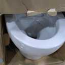 Set Of 2: TOTO TCT428CFGT4001 EP Wall Mounted Elongated Chair Height Toilet Bowl Only with Washlet+ and CeFiONtect - Less Seat Cotton White And 
TOTO Drake 1.6 GPF Toilet Tank with WASHLET+ Auto Flush Compatibility, Cotton White - ST776SA#01