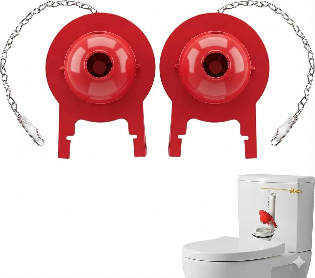 BlueStars [UPGRADED Large 3-Inch Toto Toilet Flapper Replacement - Compatible with G-Max, THU499S, THU331S, THU175S & 2021BP Toto Toilet Models - Pack of 2