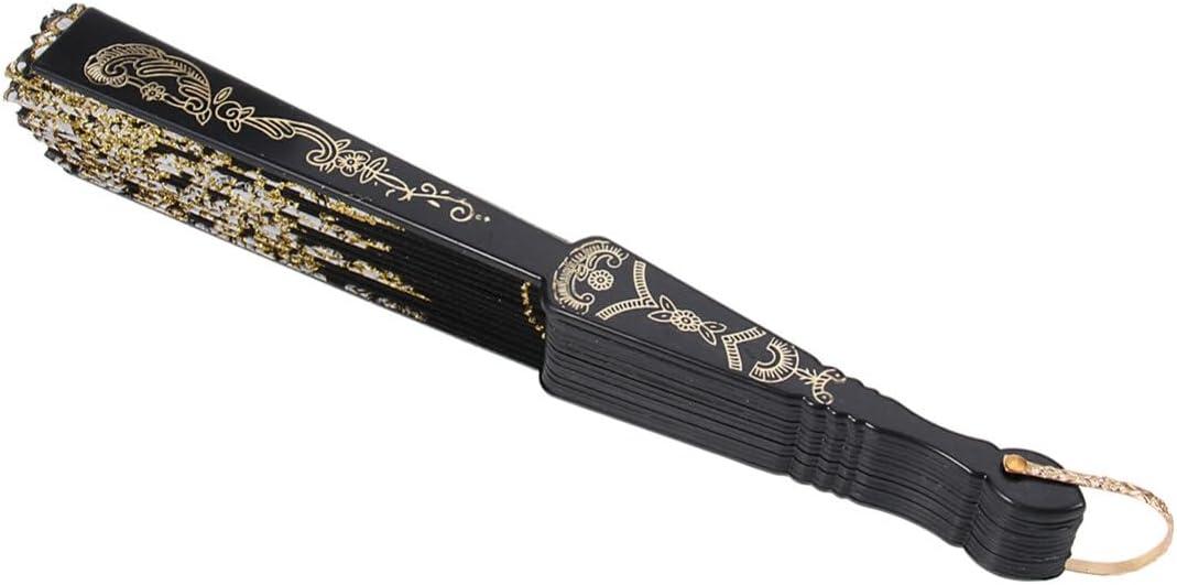 Orient Fans Foldable Hand Fan Decorative Folding Fans Chinese Style Silk Hand Fan Folding Hand Fan Chinese Hand Fans Wedding Decor Printed Folding Fan Bride Embroidered Cloth Fan 2 Pc