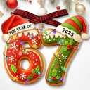 67 Ornament – The Year Of 67 Ornament – 67 Meme Christmas Ornaments – 67 Gifts for Teens, Kids, Girls, Boys - Trendy Stocking Stuffers For Teens – Funny 67 Acrylic Xmas Ornaments - Christmas Tree 2025