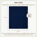 Carriediosa Chunky Knit Throw Blanket 60" X 80" Twin, 100% Hand Made Large Chenille Loop Yarn Soft Fluffy Throws for Couch Sofa Bed, Big Crochet Cozy Heavy Thick Cable Woven Blankets, Navy Blue