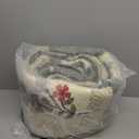 Vctops Farmhouse Green 3 Piece Embroidered Floral Quilted Bedspread Quilt Set 100% Cotton Reversible Patchwork Coverlet Set 1 Quilt and 2 Pillow Shams (Green,Queen)