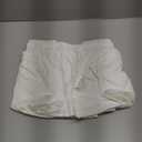 Wrap Around Dust Ruffle Bed Skirt - White - Twin/Twin XL Size Beds with 12 Inch Drop - Easy Fit Elastic Strap - Adjustable Pleated Bedskirt w/Brushed Fabric - Wrinkle Free - Women, Men, Kids & Teens