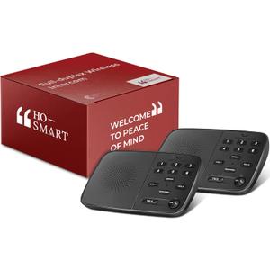 Hosmart UltraSpeak Pro Intercoms Wireless for Home, 2025 Two-Way Real-time Intercom Full Duplex Intercom System for Home Use, House Intercom System for Business with 1300 Feet Range (2Packs)
