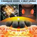 Shoulder & Neck Massager with Heat, 4D Bionic Heated Neck Massager with Fingers Simulates a Real Palm Massage for Comfort, 3 Intensity Levels + 2 Heat Settings Relax Muscle Tension