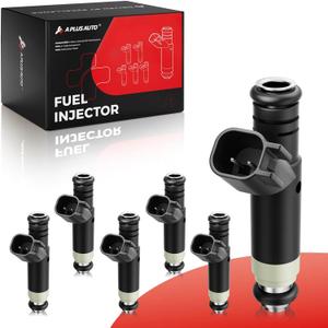 Fuel Injectors Set of 6, Compatible with 2001-2008 Ford Ranger, 2001-2007 Mazda B3000-V6 3.0L, 3 Holes, Replace Part FJ463 CM5174 4L5Z9F593A