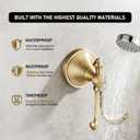 2 Pack Vintage Brass Wall Hooks, Bathroom Accessories, Antique Brass Horn Shape Curved Towel Hooks, Double Brass Towel Hook for Bathroom & Bedroom