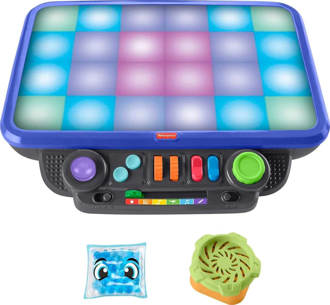 Fisher-Price Learning Toy Sensory Bright Light Station, Activity Table with Games Music & Sounds for Preschool Kids Ages 3+ Years 