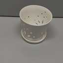 Atri Orchid Pot with Holes6.5in Modern Porcelain Indoor Orchid PlanterLarge Orchid Pots for RepottingCeramic Orchid PlanterDrainage Holes