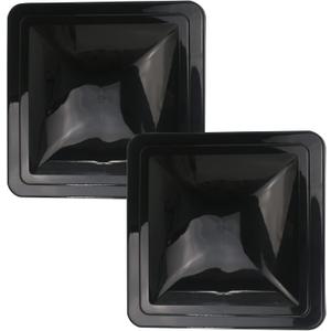 2 Pack 14" Universal Roof Vent Cover Vent Lid Replacement for RV, Trailer, Camper, Motorhome Roof Vent Cover Black