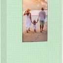 RECUTMS Photo Album for 4x6 Photos Holds 300 Leather Cover Picture Albums with Front Window Large Capacity Baby Family Wedding Travel Anniversary Photo Books Holds 300 Horizontal Photos(Light Green)