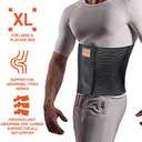 Everyday Medical Plus Size Umbilical Hernia Support Belt I Pain and Discomfort Relief from Umbilical, Navel, Ventral and Incisional Hernias I Hernia Binder for Big Men and Large Women I XXL/2XL