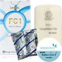 Water Filter Replacement Kit by COOLVIVA. FC1 Replaces Enagic Leveluk F8 and HG-N Filters on K8, SD501, JRIV Machine. Features One FC1 Water Filter, Two Cleaning Powders, and a Reminder