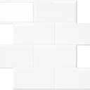 STICKGOO 10-Sheet Thicker Design Peel and Stick Subway Tile, Stick on Tiles Backsplash for Kitchen & Bathroom in White