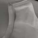 MCieloLuna Flower Girls Satin Tulle Princess Pageant Dress for Wedding Kids Pearls Prom Ball Gowns with Bow-Knot (2, White)