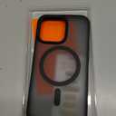 TORRAS Stronger Magnetic for iPhone 13 Pro Case, 12FT Military Grade Drop Tested, Compatible with MagSafe, Slim Protective Matte Silicone for iPhone 13 Pro Phone Case 6.1'', Translucent Black