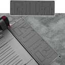 Tailgate Mat Compatible with 2022-2024 Nissan Frontier TPE Tailgate Liner Replacement for 2022 2023 2024 Nissan Frontier Accessories(Circle Style Tailgate Mat)