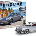 Revell 85-4521 Porsche 911 Carrera 3.2 Coupe 2N1 Model Car Kit 1:24 Scale 109-Piece Skill Level 4 Plastic Model Building Kit, Gray