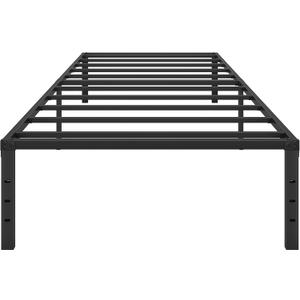 Bed Frame, Metal Platform Bed Frame No Box Spring Needed, Bed with Heavy Duty Strong Support Slats, Noise Free, Easy to Assembly, Under Bed Storage (14 Inch, Twin)