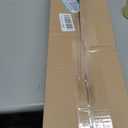 24‑Inch Clear Spring‑Loaded Towel Bar, Replacement Rod for Ceramic Holders