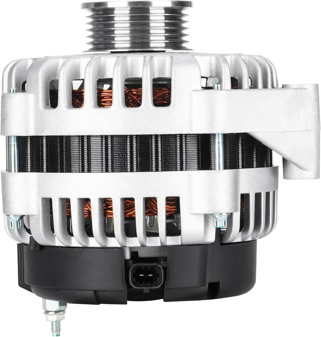 Alternator for Chevy Silverado & GMC Sierra 1500 2500 3500 HD Classic, Buick Rainier, Hummer H2, Saab 9-7x, Cadillac Escalade ESV EXT, 101-14101, 10392759, 15200268, 15225927