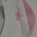 Large Cotton Rope Basket, Woven Storage Basket for Toy, Laundry and Blanket Organizer Basket, Round Hamper Basket with Handles for Kid's Room 17.7"x16.9" (Pink Heart)