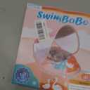 Free Swimming Baby Inflatable Baby Swim Float with Sun Canopy Size Improved Infant Pool Floaties Swimming Pool Toys for The Age of 3-36 Months, Large