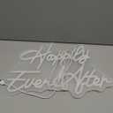 Happily Ever After Neon Sign for Wall Decor, Wedding Neon Lights Sign Dimmable USB Powered LED Sign for Bedroom Home Bar Wall Decor Anniversary Valentine's Celebrations Wedding Party