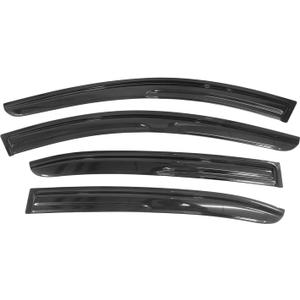 Tape On Window Visors Fits for 2014-2019 Mazda 3, Side Auto Window Wind Deflectors, Ventshade, Rain Guards for Cars/Trucks