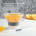 Martini Glasses, Plastic Reusable Insulated Freeze Martini Cooling Cups, Gel Chiller, Double Wall Stemless Martini Glasses Set of 2, 9 Oz Capacity, Martini Gifts, 2 Reusable Cocktail Straws (Gray)