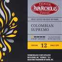 PapaNicholas Coffee Single Serve Coffee Cups Fits Keurig K Cup Brewers, Colombian Supremo, 12 Count
