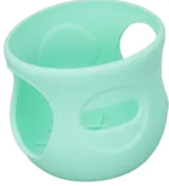 Pack of 4 Silicone 4 Oz Bottle Cover, Food Grade, Anti Fall, Insulated, Easy to Clean, Dishwasher Safe with Quick Drying, Ideal for Home Use or Traveling, Suitable for 120ml Glass