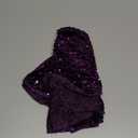 Purple Christmas Tree Skirts 21 Inch Mini Xmas Tree Skirt with Velvet Fabric Luxury Shiny Christmas Tree Mat Round Table TopTree Blanket Decoration for Happy New Year Christmas Party Holiday Birthday