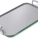 Caraway Double Burner Griddle - 19x12 Griddle Pan - Non-Stick Ceramic Coated - Non Toxic, PTFE & PFOA Free - Oven Safe & Compatible with All Stovetops - Sage