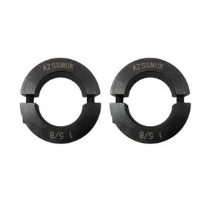 AZSSMUK Shaft Collar Bore 1-5/8'' Double Split Black Oxide Set Screw Durable Shaft Collars Suitable for Machinery and Industrial Use 2 Pieces (1-5/8'')