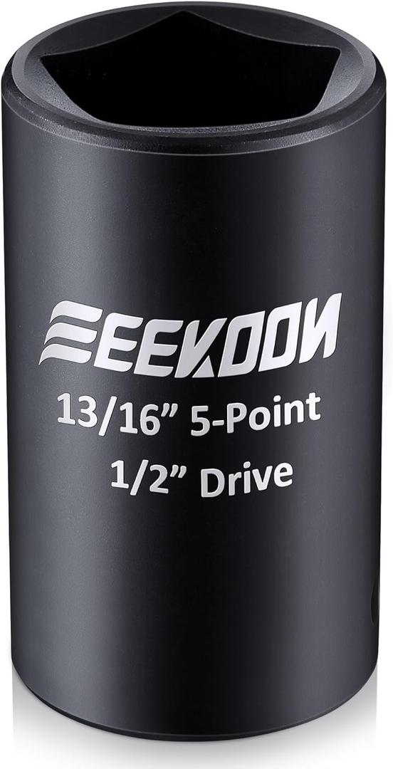 Feekoon Penta Socket With 1/2" Drive and 13/16" 5 Point Utility, 5 Point Socket Wrench Key for Pentagon Curb Boxes Feekoon Penta Socket With 1/2" Drive and 13/16" 5 Point Utility, 5 Point Socket Wrench Key for Pentagon Curb Boxes