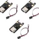 3PCS MP3 Decoder Music Player Module for Arduino/ESP32, 128M SD Card/Audio Amplifier, Easy-Plug Voice Broadcast Module, Audio Decoding Player, USB 5V Power Supply, Voice Prompts, Broadcast Device