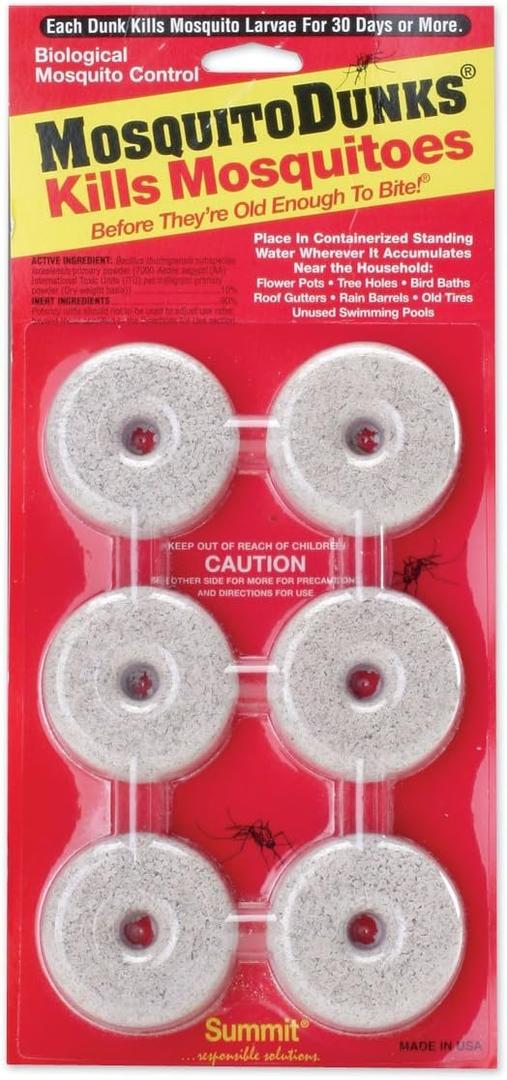 Summit Responsible solutions 110-12 Mosquito Dunks, 6-Pack