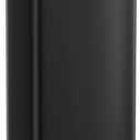 SONGMICS Kitchen Trash Can, 21 Gallon (80 L) Stainless Steel Garbage Can, with Stay-Open Lid and Step-on Pedal, Soft Closure, Tall, Large and Space-Saving, Black ULTB534B01