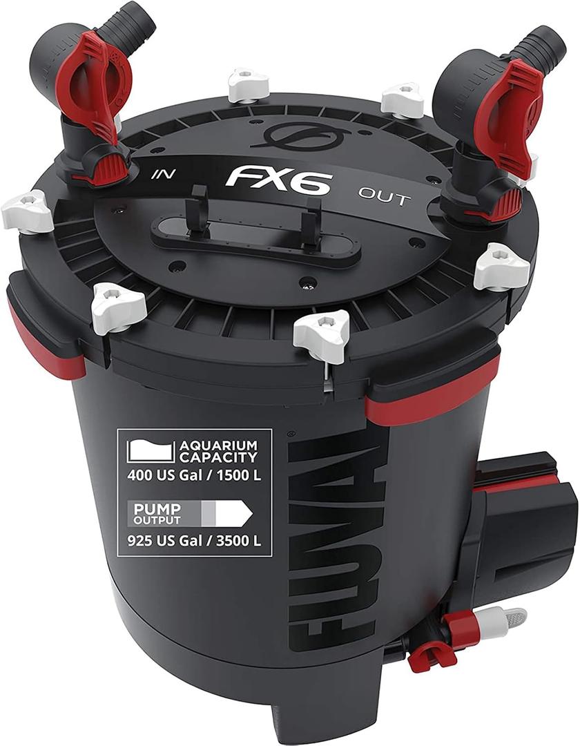 Fluval FX6 High Performance Aquarium Filter, up to 400 Gal.
Canister Filter for Aquariums