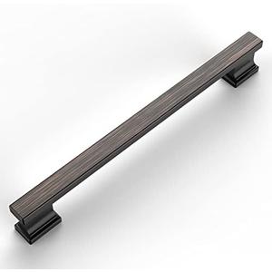 Amerdeco 10 Pack Oil Rubbed Bronze Cabinet Pulls 7 Inch Hole Centers Kitchen Cabinet Handles Cabinet Hardware Kitchen Handles for Cabinets Cupboard Handles Drawer Pulls ZH00013