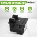 15926102 Trailer Brake Controller Switch 601-226 for Silverado GMC Sierra Suburban Tahoe Yukon 1500 2500 3500 HD 2007-2014