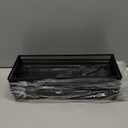 JANE EYRE kitchen drawer organizer - silverware utensil organizer for kitchen drawer, silverware tray in drawers (04-black)